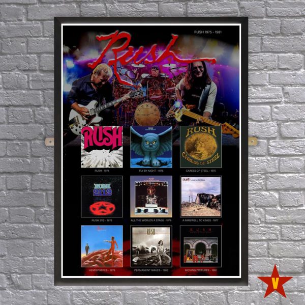 Rush Classic Years 1974-1981 Bespoke Artwork